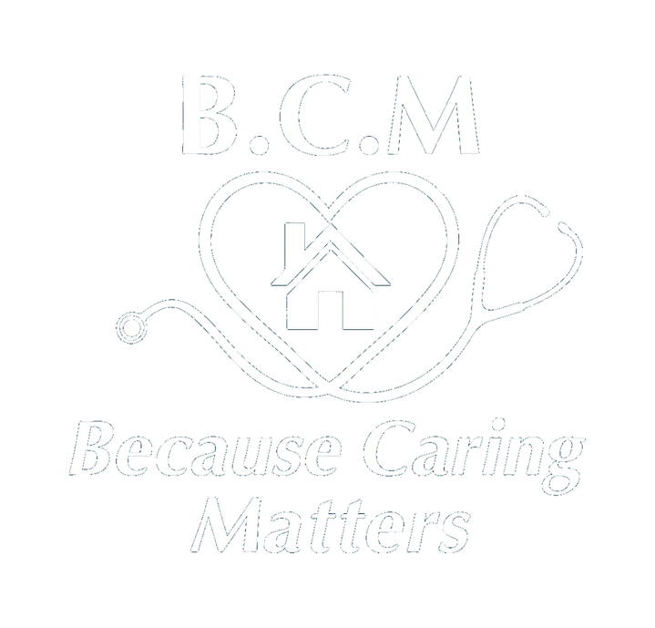 BCM- Because Caring Matters BCM caregiver referral agency logo - Because Caring Matters